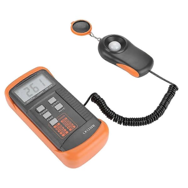 LX1330B Digital Luxmeter LCD Display Lysmåler 0-200.000 Lux Test Illuminometer 26-27s