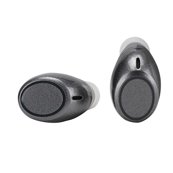Trådlösa Bluetooth-hörlurar DC 5V TWS-headset CNC-gravering titanmetallbearbetning stöd typ C-laddning(Grå )