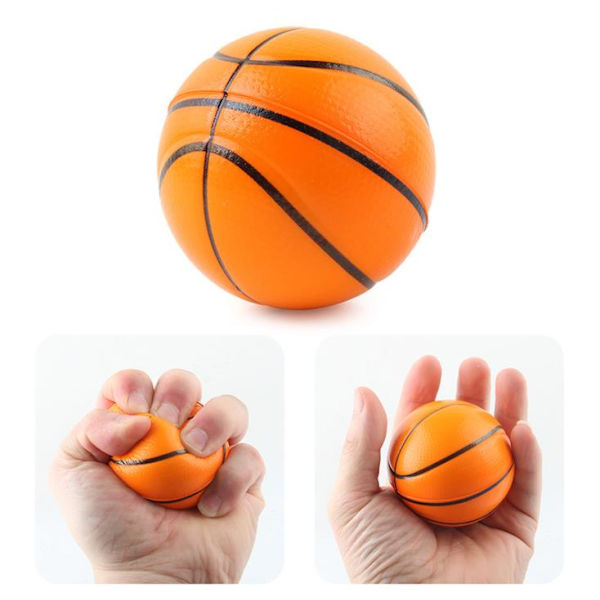 Grip Ball Rugby Basketball Fodbold Skum Bold, Sæt med 4 Bolde