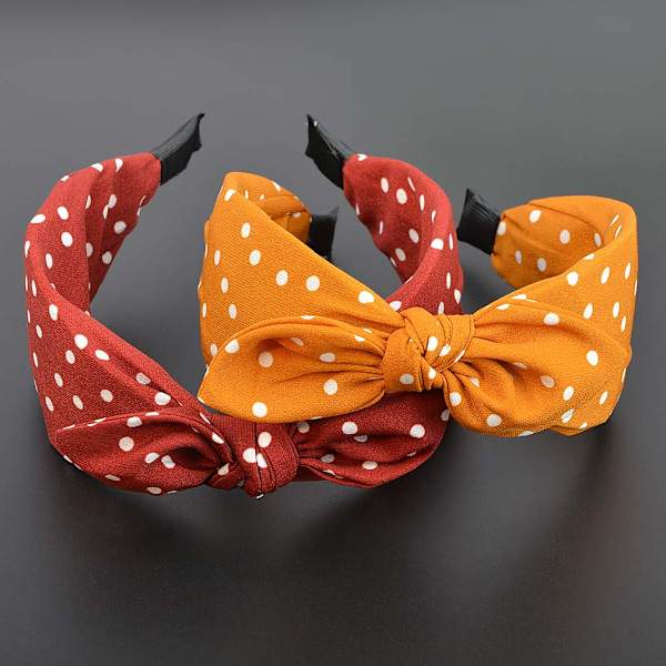 Elegant Hårbandset, DIY Trådbåge Design med Justerbar Elastisk Storlek för Kvinnor och Tonåringar (Set med 5 i 5 Olika Klassiska Färger)