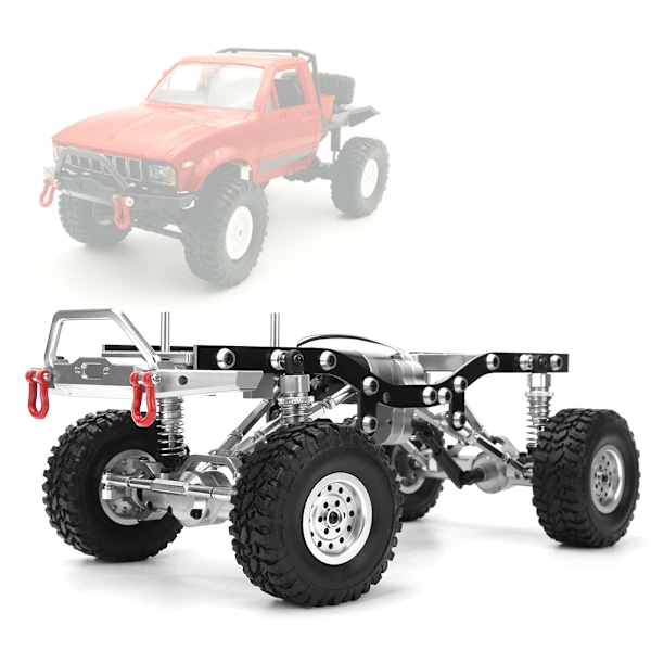 Precisions CNC-bearbetad Rc-bilram i aluminiumlegering, hållbar uppgradering för Scx24-fordon, lättviktsuppgradering med anodiserad finish och
