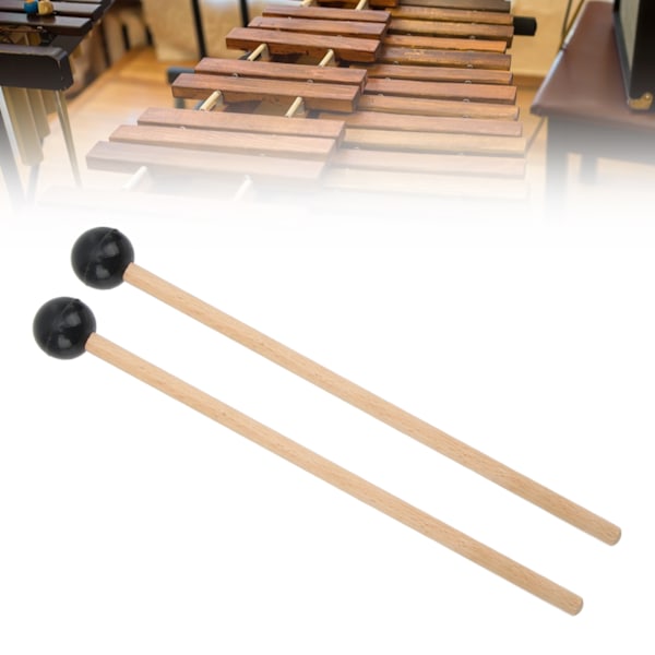 1 Pari Kieli Rumpu Mallet Stick Rumpukapula Instrumentti Lisävaruste Setti Kit Soittaminen