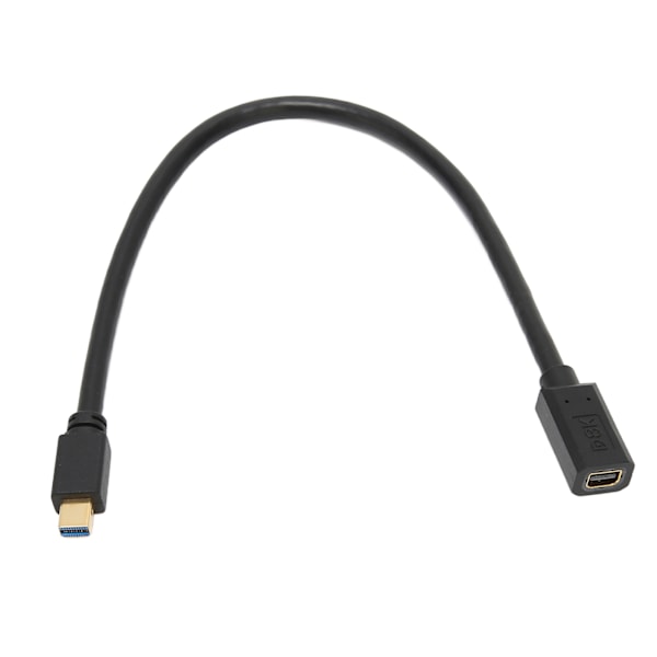 Mini Displayport -kaapeli 1.4 Noin 11,8 tuumaa Uros Mini DisplayPortiin Naaras 8K 60Hz Turvallinen Vakaa PC-TV-projektoriin