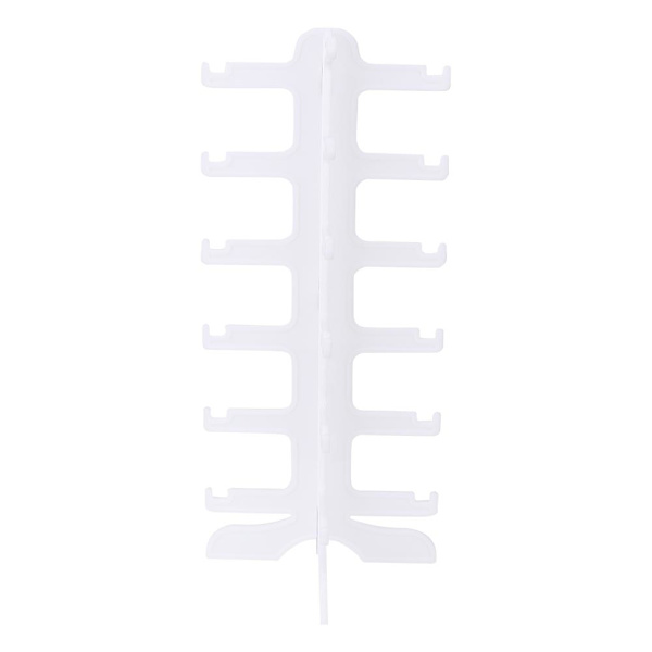 6 par briller stel stativ briller solbriller display holder rack hylde (hvid)