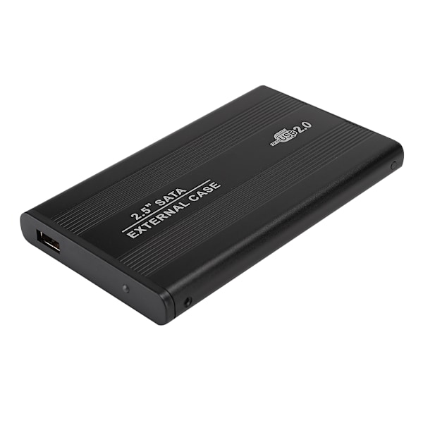 2,5-tums hårddiskbox i aluminiumlegering, externt fodral USB 2.0 SATA-datortillbehör