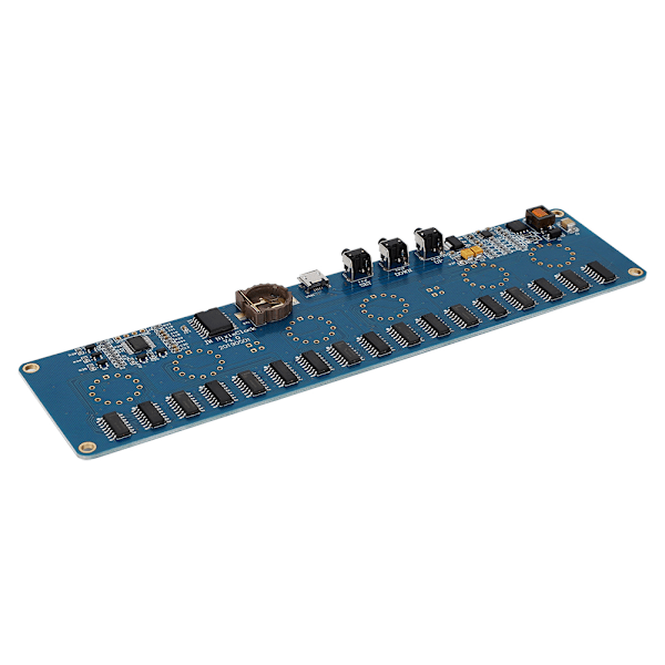 IN14 PCB Blå USB-gränssnitt Hög precision DIY Glödlampa Digital Klockmodul