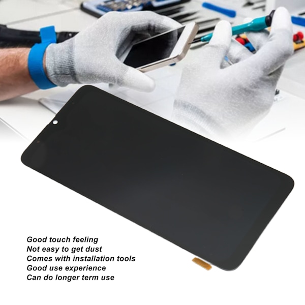 Telefon Digitizer Touch Screen Montering Organisk Lysdiode Telefon Touch Display Montering for Samsung A70