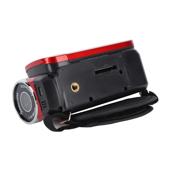1080P 16MP DV-kamera 2,7 tommer TFT roterbar skærm 16x digital zoom videokamera med USB-kabel rød