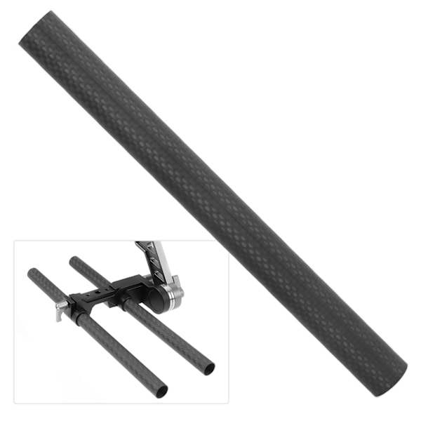 Kolfiberrör för diameter 19 mm stångskenssystem Follow Focus kamerabur Kit20cm