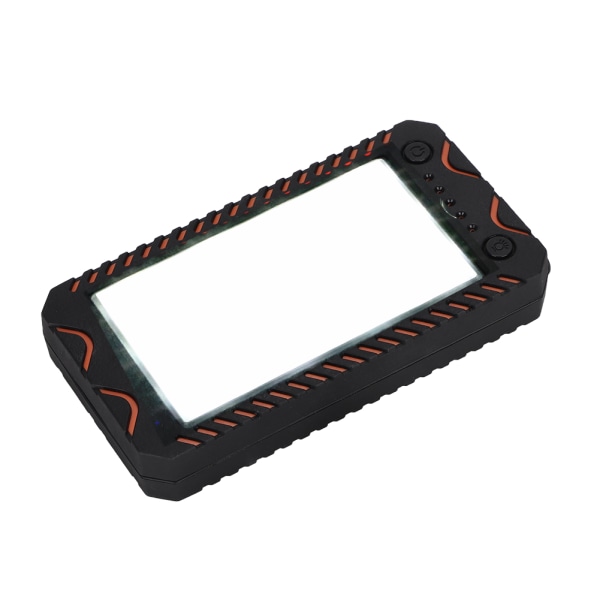 Solpanel Glare Illumination 10000mAh Power Bank Case Extern Batteri Box USB med Kompass