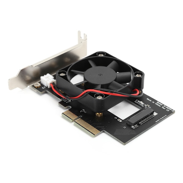 Adapterkort PCIE X4 NVMe M.2 NGFF 2280 SSD med køleventilator til PClE X4 konvertering