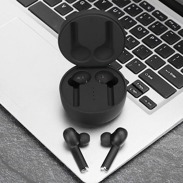 TWS Trådlösa Bluetooth 5.0 Hörlurar Binaurala In Ear Stereo Hörlurar med Mikrofon