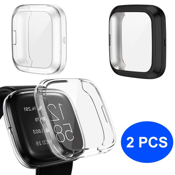 2-piece Case Compatible with Fitbit Versa 2 Protective