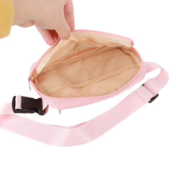 Unisex Bältesväska Nylon Vattentät Multifunktionell Midjeväska för Utomhussporter Löpning