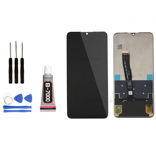 Reparationsverktygssats för HUAWIE P30 Lite, Multi-Touch LCD-skärmenhet, säkerställer enkel installation och optimal funktionalitet, kompatibel med