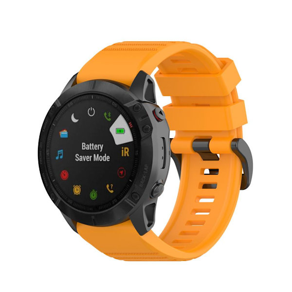 Ersättningsarmband kompatibelt med Garmin Fenix 7X/Fenix 6X GPS/Fenix 6X PRO Watch Silikonarmband 26mm Snabbfjäderarmband med verktyg