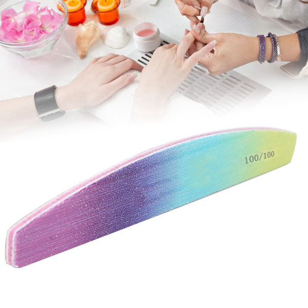 Professionelle neglefile Vaskbare dobbeltsidede neglefile Manicure Pedicure Neglebufferfiler 100/100