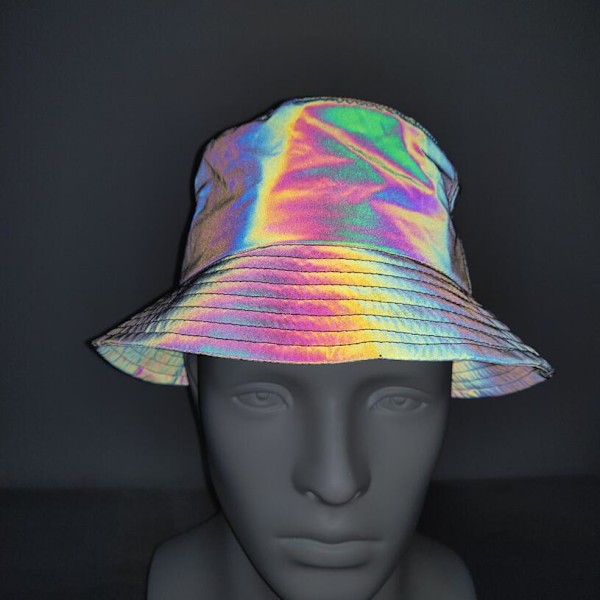 Unisex Fashion Reflekterende Fiskerhat Hologram Klatring Buc
