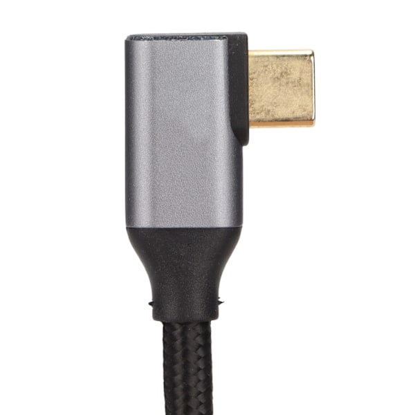 4K 100W PD 5A Vinkelböjd 90 Grader Gen 2 USB3.1 Typ C Hane till Hona Förlängningskabel