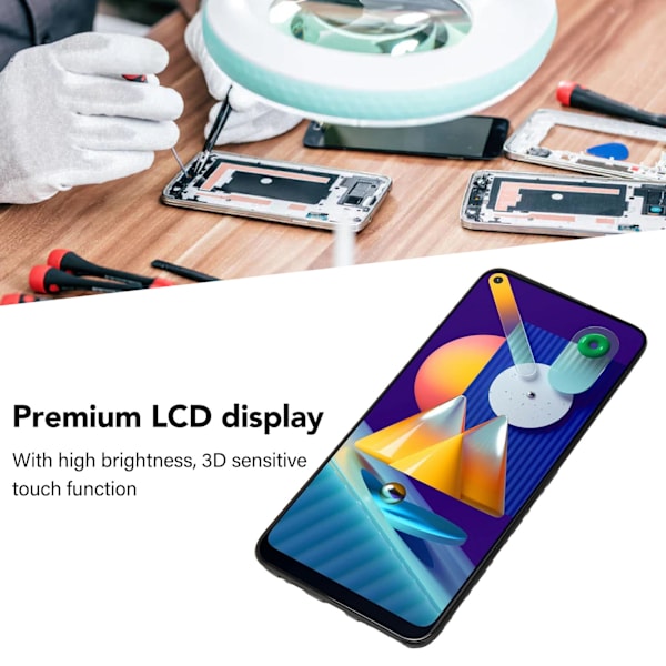 LCD-näyttö Digitointi Näytön Vaihto Kehyksellä Samsung Galaxy M11 M115 SM M115 6.4 Tuuman Kosketusnäyttö Kokoonpano Korjaustyökalusarjan Kera