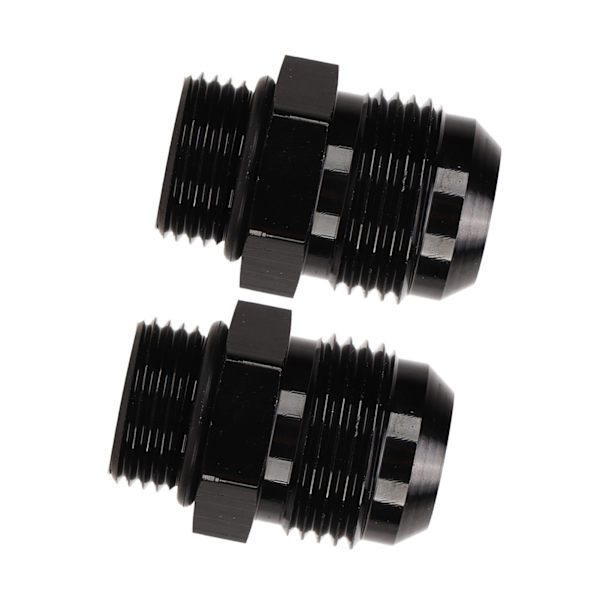 2 stk. AN10 til AN12 hanadapter AN920 12 10 brændstofpumpeskinneadapter brændstofpumpeskinneslange endebeslag med O-ring