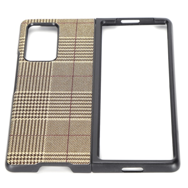 Nahkainen kova kotelo Samsung Galaxy Z Fold 2 -puhelimelle, putoamissuojakotelo