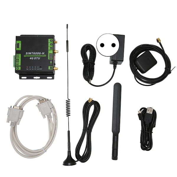 SIM7600G H 4G DTU Modul LTE Global Universal Industrielt Kvalitet 4G DTU Modulkort til USB UART RS232 RS485 100‑240V EU Stik