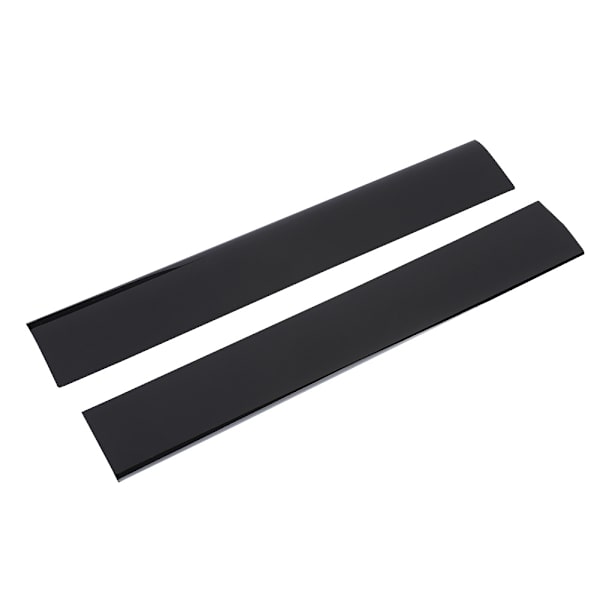 Svart erstatning venstre og høyre frontplate deksel skall for PS3 Slim-konsoll