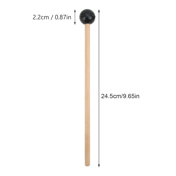 1 Pari Kieli Rumpu Mallet Stick Rumpukapula Instrumentti Lisävaruste Setti Kit Soittaminen