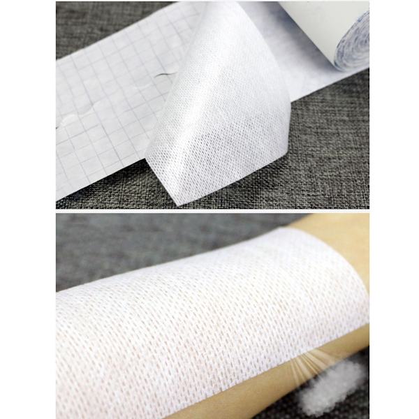 Ikke-vævet klæbebånd åndbar førstehjælps sårfikseringsbånd til hjemmet (5cm x 10m)