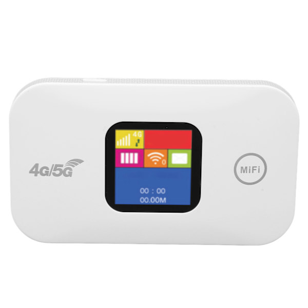 4G WiFi-router 150 Mbps SIM-kortplats Stöd 10 användare LED-färgskärm 2100 mAh Mobil WiFi Hotspot för Asien 100-240V