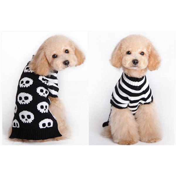 Pet Sweaters Skelett Tröja Katt Hund Kläder Husdjurskläder