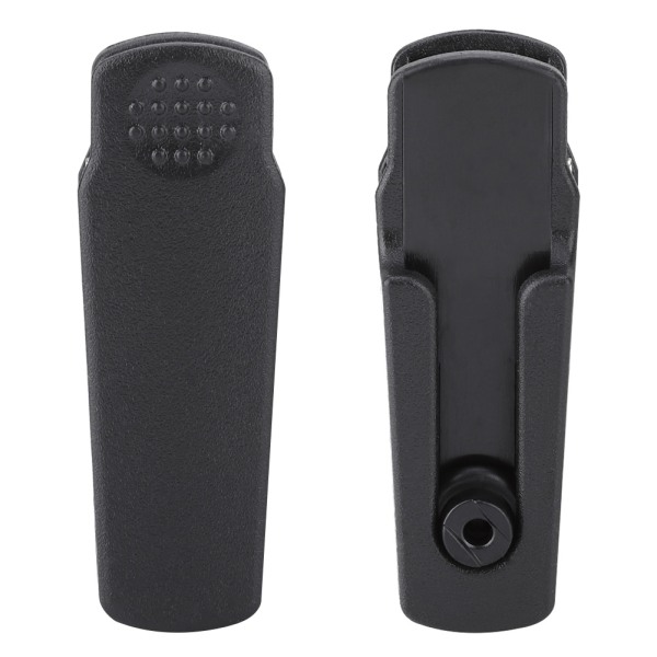 10 st vattentäta svarta walkie-talkie bältesklämmor tillbehör för BAOFENG UV-9R Plus