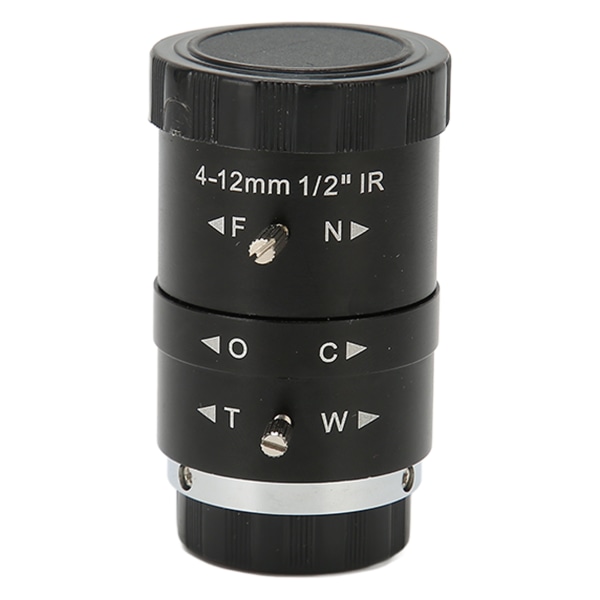 Camera Lens 4‑12mm 1/2in HD Manual Change Zoom Industrial Telephoto Lens for Photographer