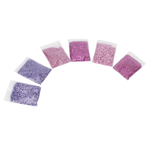 Krossat Glas Hantverksglitter av Högkvalitativt Glasmaterial, Konsttillbehör för Resin, Hemdekoration Vasfyllning Glänsande Nagelpaljetter Flakes för Nagelkonst DIY Smycken