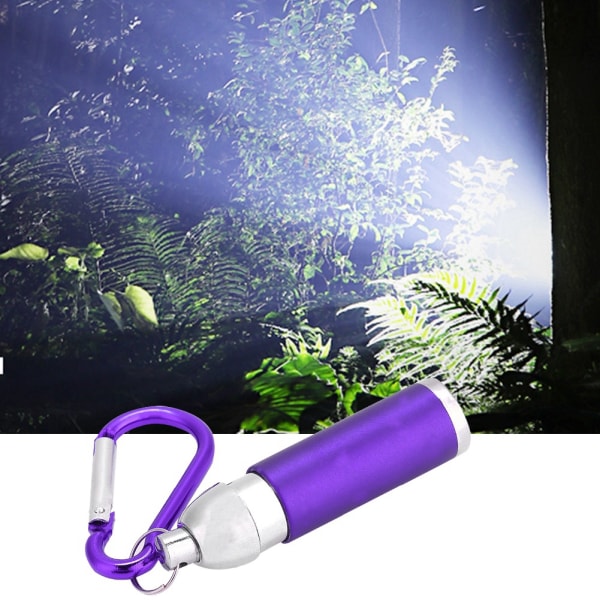 Användbar färgglad bärbar aluminiumlegering Mini LED-ficklampa Torc