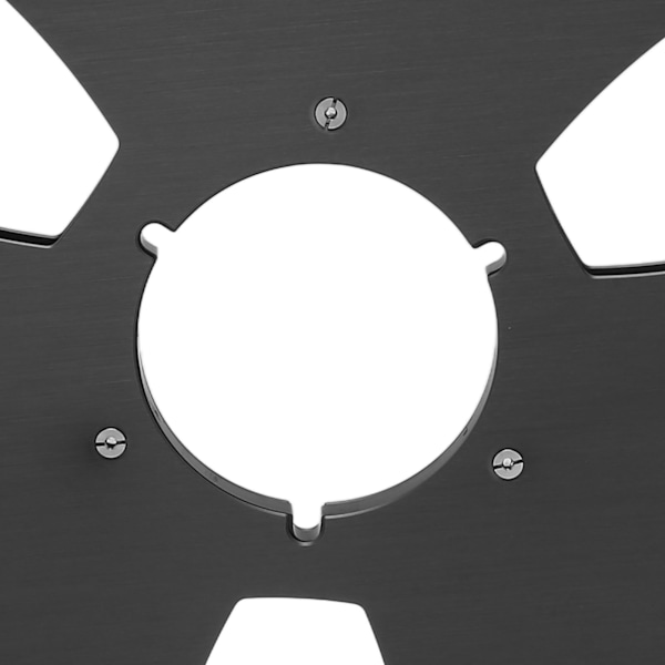 1/4 10,5 tommer Tom Spolereel 3 Huller Aluminium Legering Universal Åbningsmaskine Del Lyd Bånd Spolereel til Pioneer Sort
