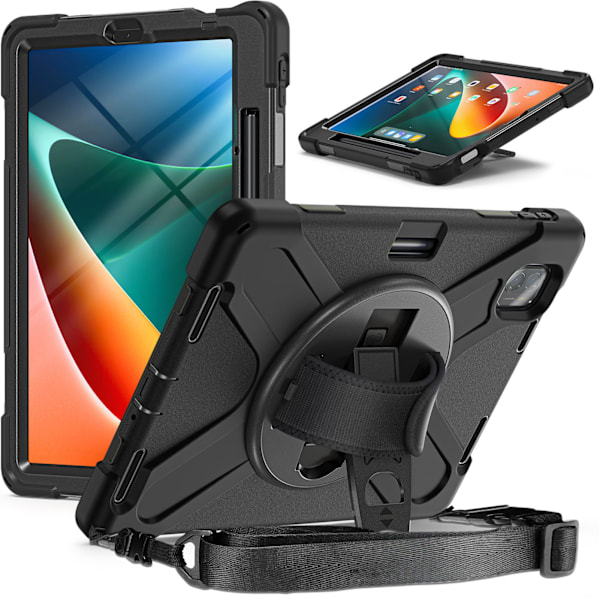 Tablet Etui Multifunktion Stilful Stødsikker Multi Vinkel Visning Tablet Beskyttende Cover til Xiaomi Mi Pad 5 5 Pro