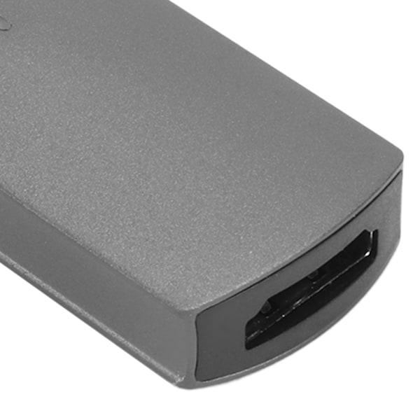 Type C til HD Multimedia Interface Adapter 4K 30Hz Plug and Play Type C Docking Station til Mobiltelefoner Computere Grå