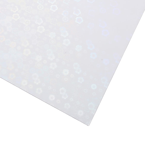 50 stk. Holografiske Laminatark A4 Lyse Farver Glitrende Effekter Holografiske Stickers til Fotopapir Billede