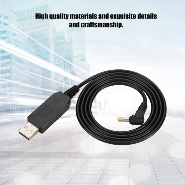 USB-laderkabel transformatorkabel ledning for BaoFeng Walkie Talkie UV‑5R