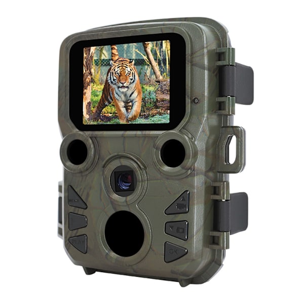 Vildtkamera 1080P FHD Infrarød Sensing 2,0 tommer Farveskærm Jagt Kamera til Udendørs Camping Jagt