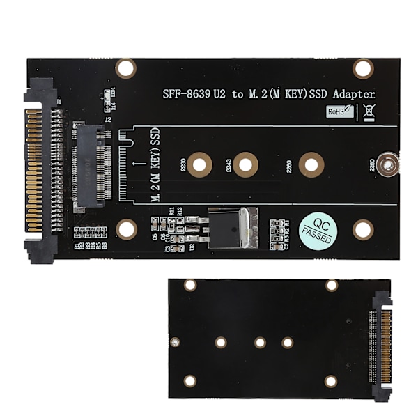 NGFF M.2 Key M SSD - SFF-8639 -sovitin, PCB-emolevy, vaihtoehto Ultrabook Mini SATA -laitteelle