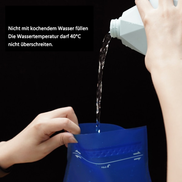 Läckagesäker Vattenbehållare, Trycktolerant 2 Liter Utomhus Vattenreservoar, TPU Material Stor Öppning För Enkel Rengöring, Snabbkopplingsslang