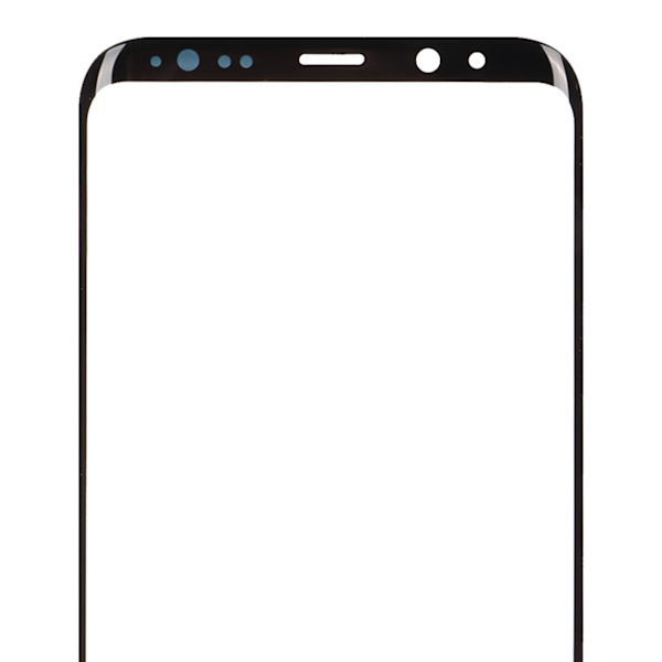 Takaosan lasin vaihto S8+ S8 Plus - Takakannen etupaneeli Ulompi lasin korjaussarja Esiasennettu linssi ja liima
