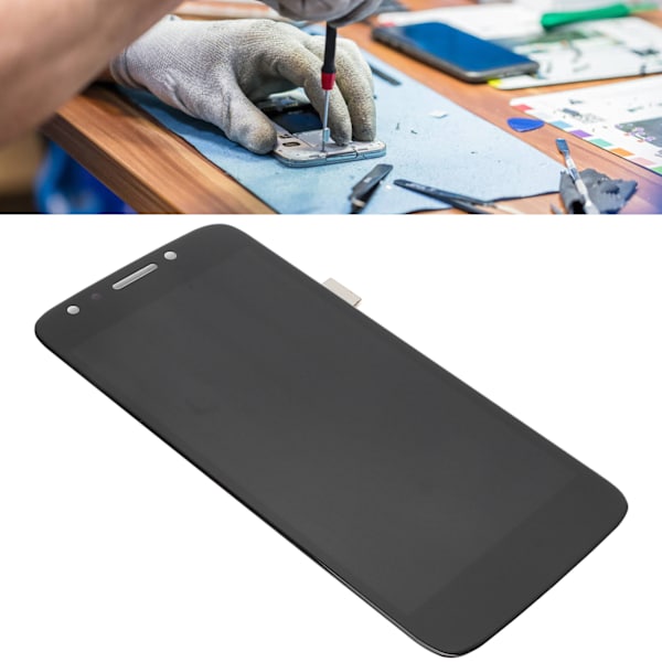 Puhelimen näytön vaihto-osat Moto E4:lle (US-versio) LCD-näyttö kosketusnäyttö