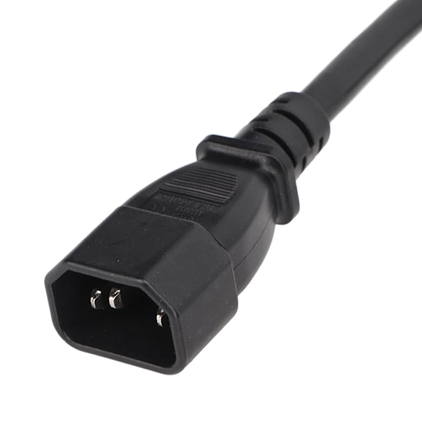 UPS PDU C14 till 5 X C13 strömadapterkabel hane till hona 10A 250V Y Splitter strömadapterkabel 1,6ft