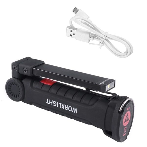 USB COB Håndholdt Arbejdslampe LED Lommelygte Foldbar Inspektion