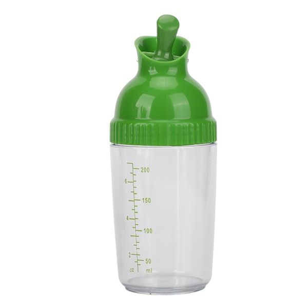 200 ml salatdressing-shaker BPA-fri, forhindrer lekkasje, salatdressing-krukke med lokk til kjøkken