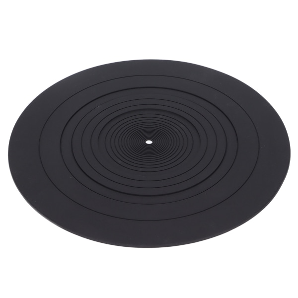 12 Inch Vinyl Record Turntable Pad Anti Static Reduce Vibration Rubber Turntable Mat for All Vinyl Record Players